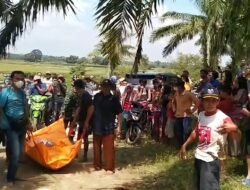 Polsek Padang Ratu Datangi TKP Pememuan Mayat Wanita di Sungai Way Seputih Lampung Tengah