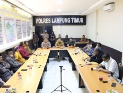 Sepakat Jaga Situasi Kamtibmas, Kapolres Gelar Pertemuan Dengan FKUB dan Toga  Lampung Timur
