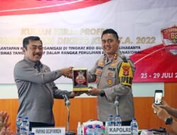 Polres Lampung Tengah Sambut Kedatangan Serdik Sespimmen Polri Dikreg 62 T.A 2022 Dalam Rangka KKP