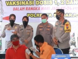 Polwan Sidoarjo Gelar Vaksinasi Covid-19