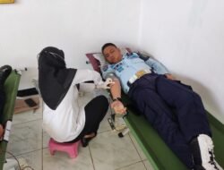 Lapas dan Rutan Kota Agung Kolaborasi Gelar Aksi Donor Darah