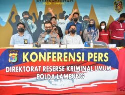 Jatanras Polda Lampung Amankan Sepasang Pasutri Kasus Curat di Toko Butik