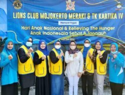 Peringati Hari Anak Nasional, Persit Cabang Kodim 0815/Mojokerto Gandeng LCM Meraki Gelar Baksos