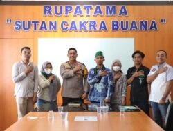 Kapolres Lampung Tengah Terima Kunjungan Audiensi HMI Sumbagsel