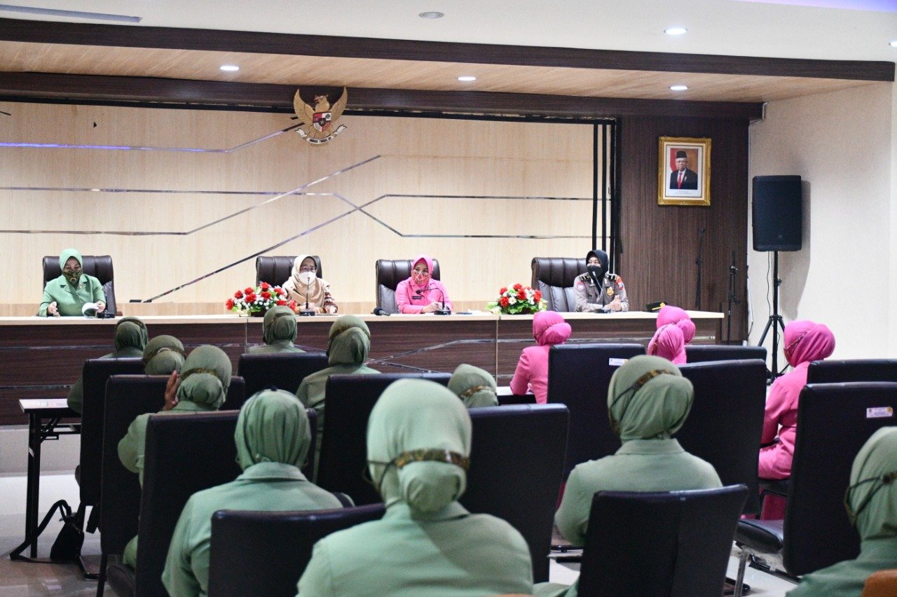 Ketua Persit KCK Kodim 0815/Mojokerto Dukung Pelaksanaan BIAN