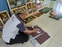 Seni Kaligrafi, Ekspresi Potensi Diri Dari Balik Jeruji Rutan Kota Agung