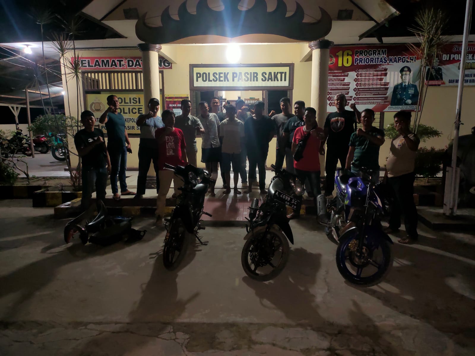 Melawan Saat Ditangkap, Pelaku Curat Ranmor di Dor Tekab 308 Gabungan Polres Lampung Timur