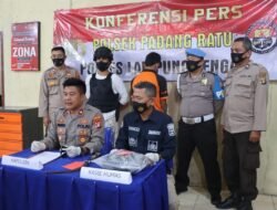Gerak Cepat Jajaran Polsek Padang Ratu Tangkap Pelaku Pembacokan