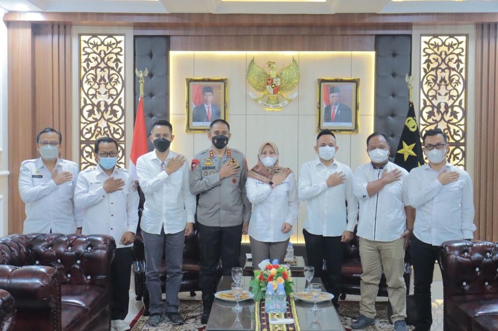 Polda Lampung Terima kunjungan Bawaslu Lampung