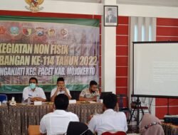 Satgas TMMD Imbangan Ke-114 Mojokerto Awali Kegiatan Non Fisik, Sosialisasikan Wasbang – BUMDes Hingga Kearsipan