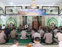 Sambut Tahun Baru Islam 1444 H Polres Lampung Timur Gelar Doa Bersama