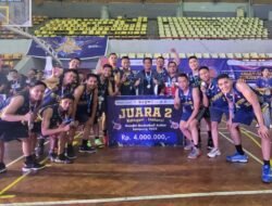 Tim Basket Pengayoman Binaan Kalapas Kotaagung Raih Juara 2 Turnamen “Mandiri Basketball Action Lampung 2022”