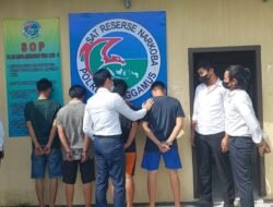 Satresnarkoba Polres Tanggamus Tangkap Empat Tersangka Pengedar Sabu