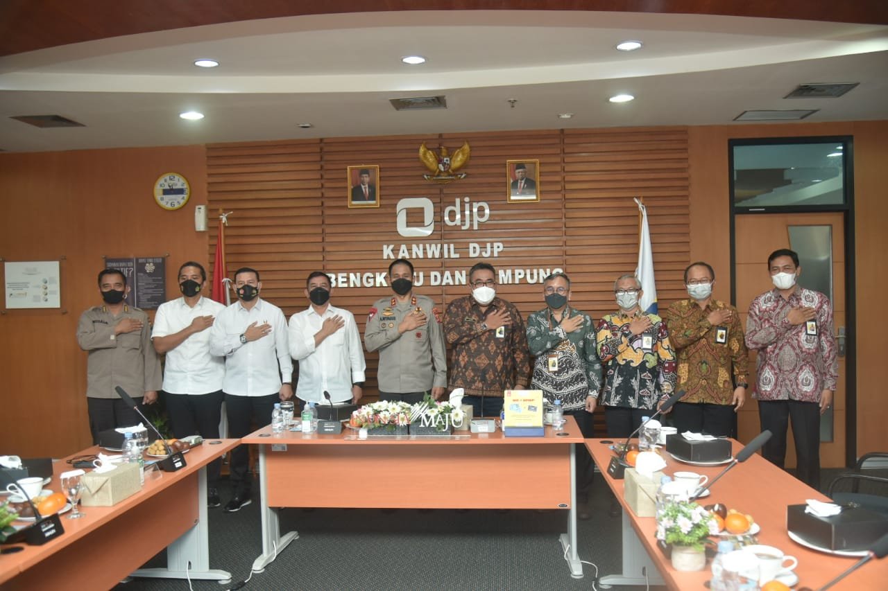 Polda Lampung Siap Dukung Kanwil DJP Bengkulu dan Lampung