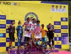 Siswi MA Khomsani Nur Sabet Juara 1 Kejuaraan Balap Sepeda di Kota Lubuklinggau