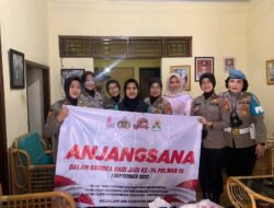 Semarakan Hut Polwan ke-74, Polresta Bandar Lampung Gelar Bakti Kesehatan