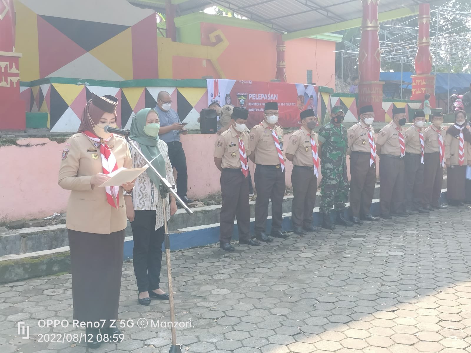 Ikuti Jambore Nasional, Bupati Tanggamus Lepas Kwarcab Gerakan Pramuka Tanggamus