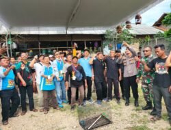 Kapolsek Gadingrejo Buka Lomba Seni Suara Burung Perkutut Menyambut HUT RI Ke-77