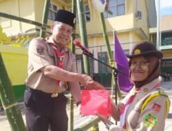Sejumlah PJU Polres Tanggamus dan Kapolsek Menjadi Pembina Upacara di SLTA