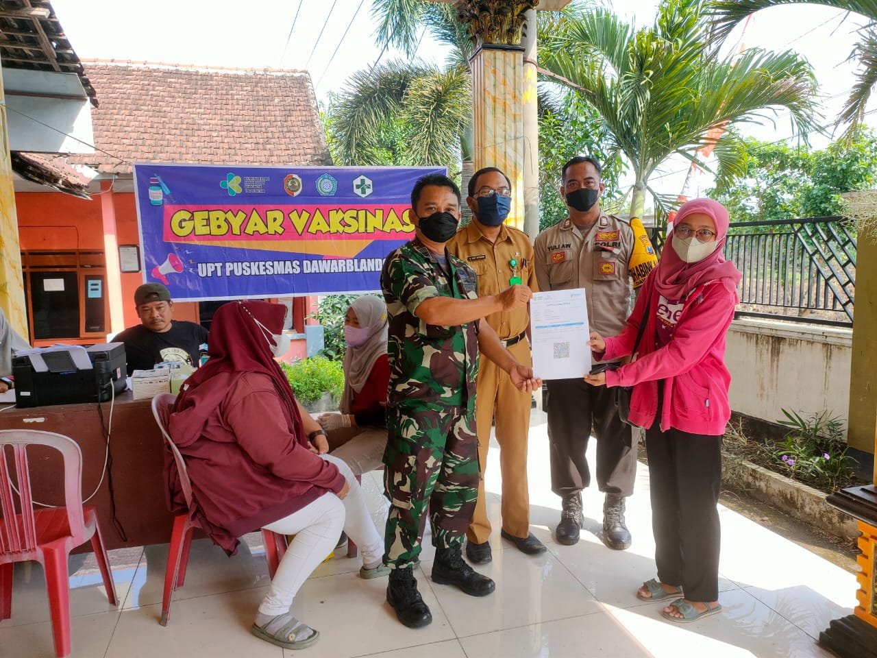 Koramil Dawarblandong Berpartisipasi Aktif Wujudkan Masyarakat Sehat