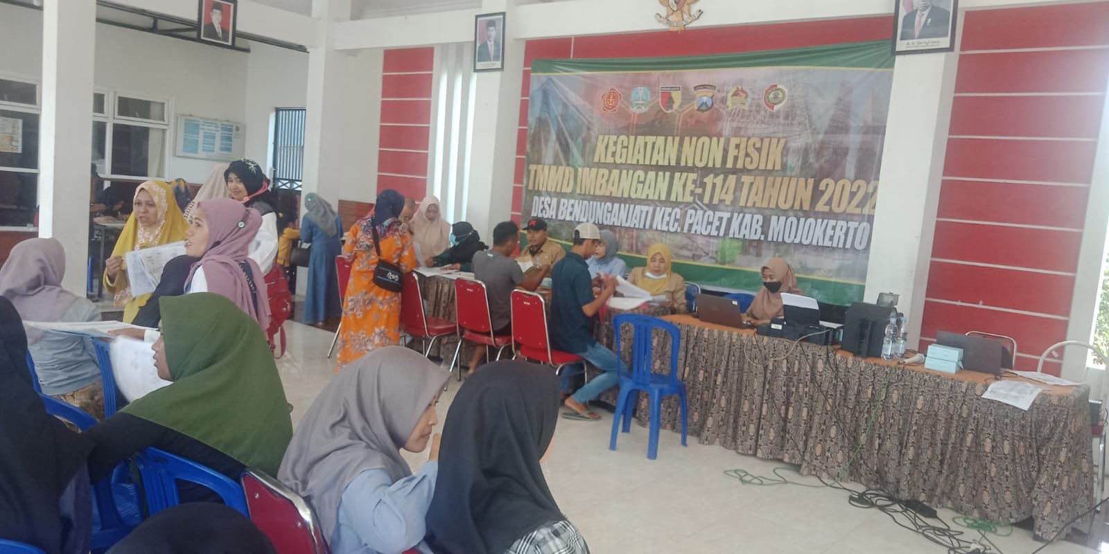 TMMD Imbangan Ke-114 Mojokerto, Sasaran Non fisik Berikan Layanan Administrasi Kependudukan
