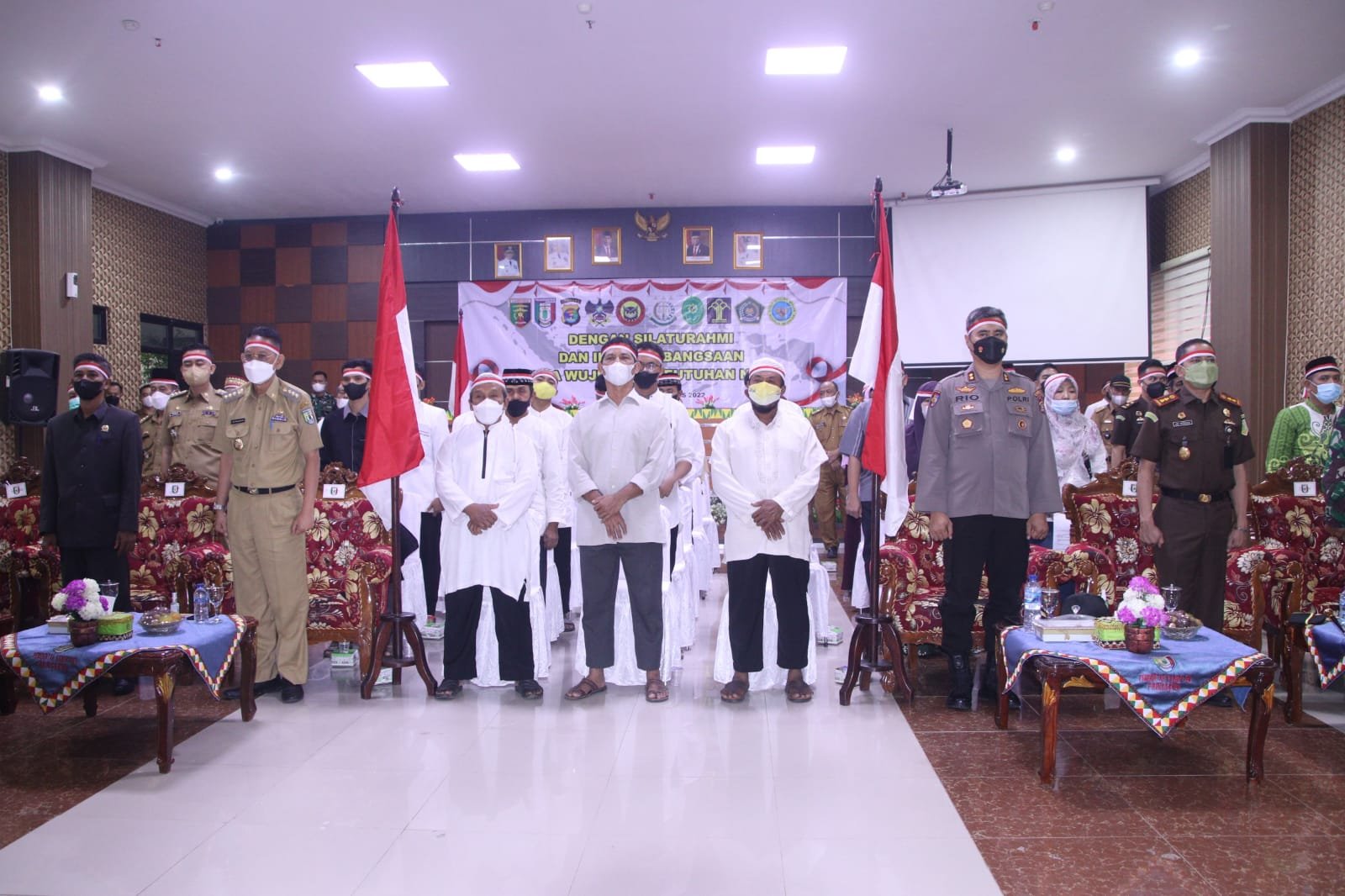 Polres Pringsewu Dukung Ikrar Setia NKRI Kelompak Khilafatul Muslimin