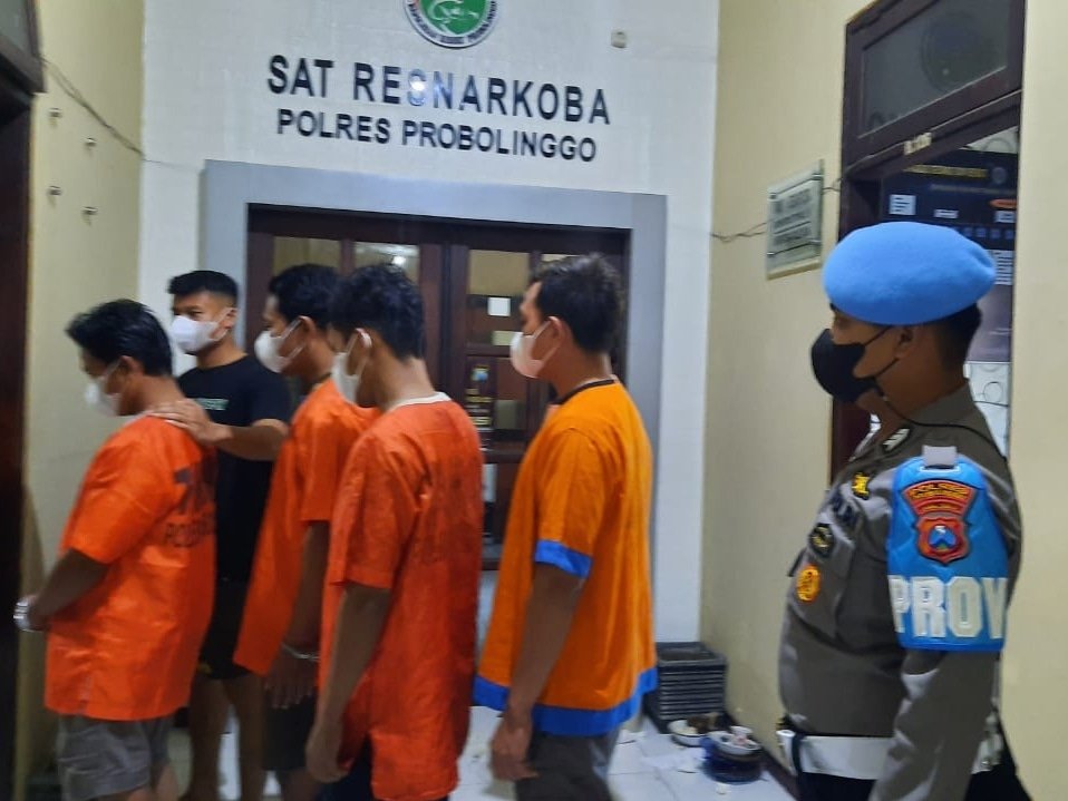 Dalam Sehari, Polres Probolinggo Berhasil Tangkap 5 Pengedar Narkoba
