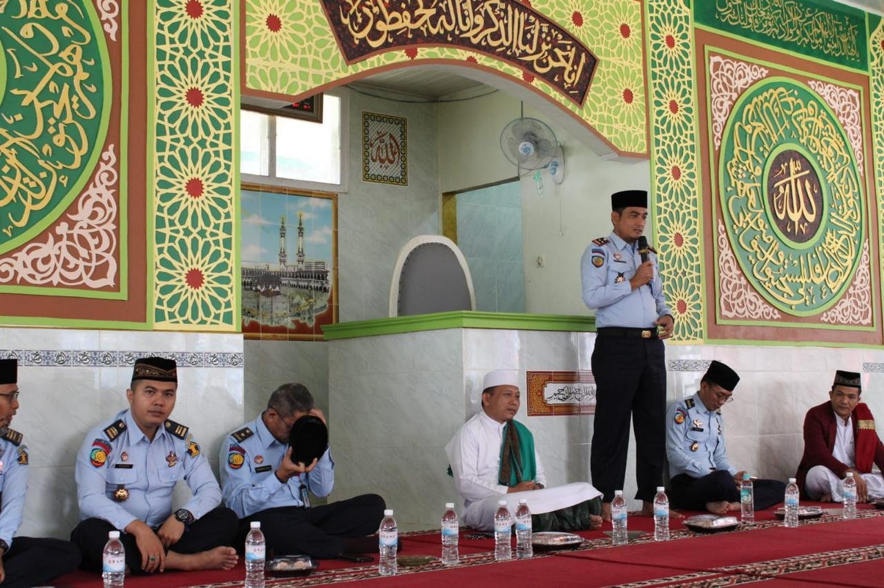 Lapas Kotaagung Peringati Bulan Muharram Tahun Baru Islam dengan Adakan Tausiyah dan Santunan kepada Anak Yatim Piatu