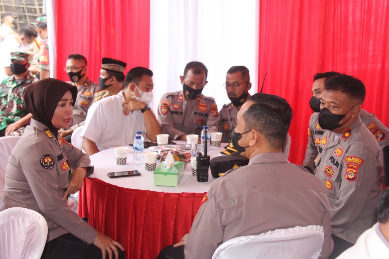 Kapolresta Bandar Lampung Resmikan Polsub Sektor Rajabasa