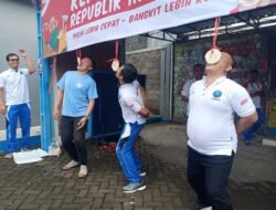 Jelang Peringatan HUT RI Ke 77, BNNK Sidoarjo Adakan Giat Senam Massal Dan Perlombaan