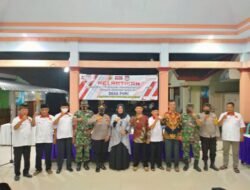Pgs. Danramil Puri Bersama Forkopimcam Pantau Langsung Pelantikan KPPS Desa Puri
