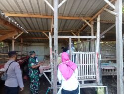 Polresta Sidoarjo Dukung tim Vaksinator Cegah Wabah PMK