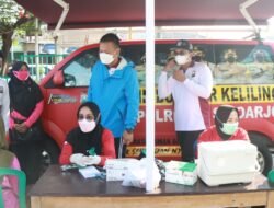Layanan Publik Polresta Sidoarjo Sapa Warga di Pasar Tulangan