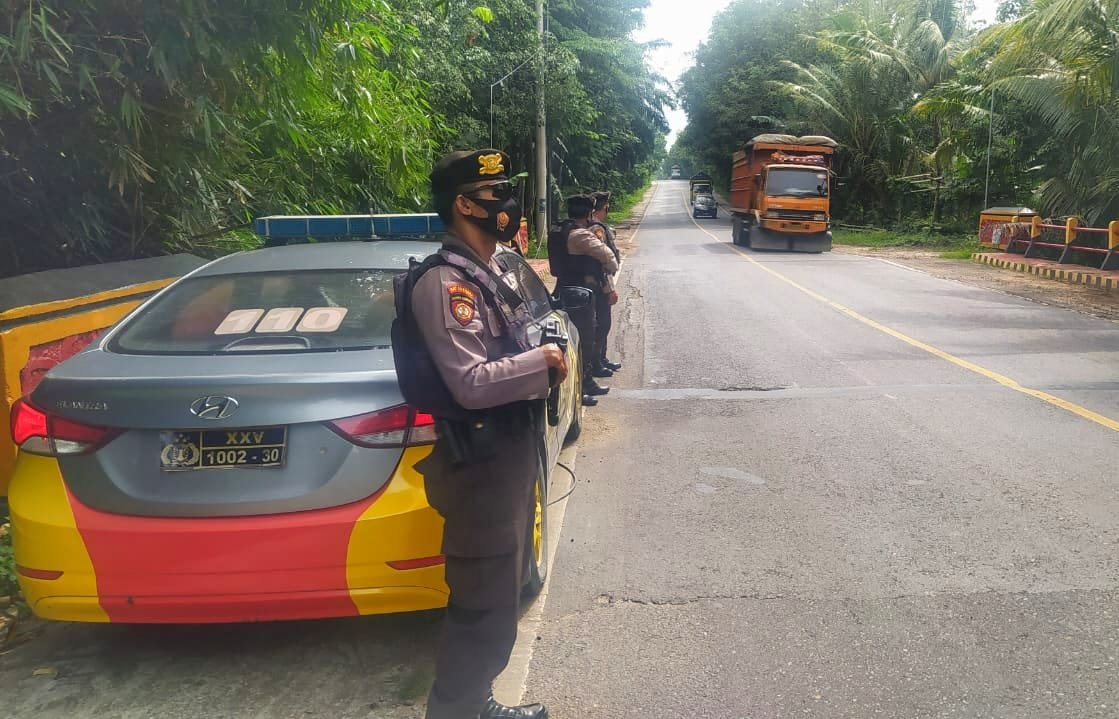 Team Alap-Alap Satuan Samapta Polres Lampung Tengah Gencar Patroli