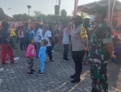 Koramil Jajaran Kodim Mojokerto Pengamanan Perayaan HUT Ke-77 Kemerdekaan RI