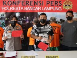 Asyik Judi Leng, 5 Pria Di Tangkap Sat Reskrim Polresta Bandar Lampung