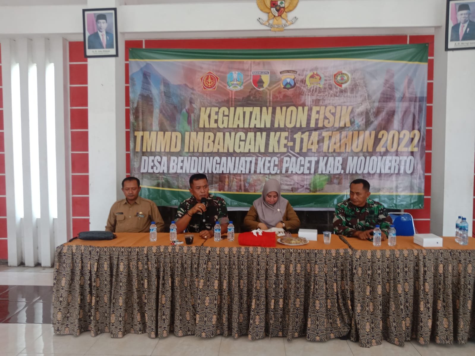 Kasdim 0815/Mojokerto Pimpin Rakor Persiapan Penutupan TMMD Imbangan