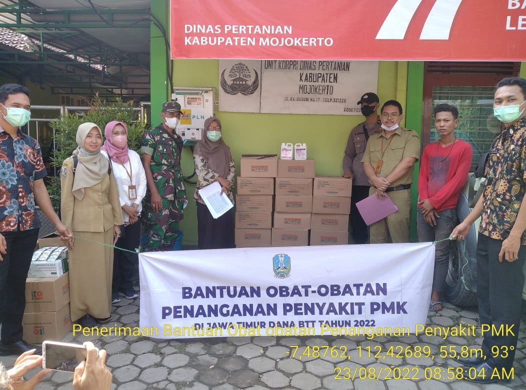 Kompak Babinsa - Bhabinkamtibmas Sooko Kawal Pendistribusian Bantuan Obat & Disinfektan PMK