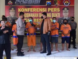 Polresta Sidoarjo Sikat Judi Online, Ringkus Enam Tersangka