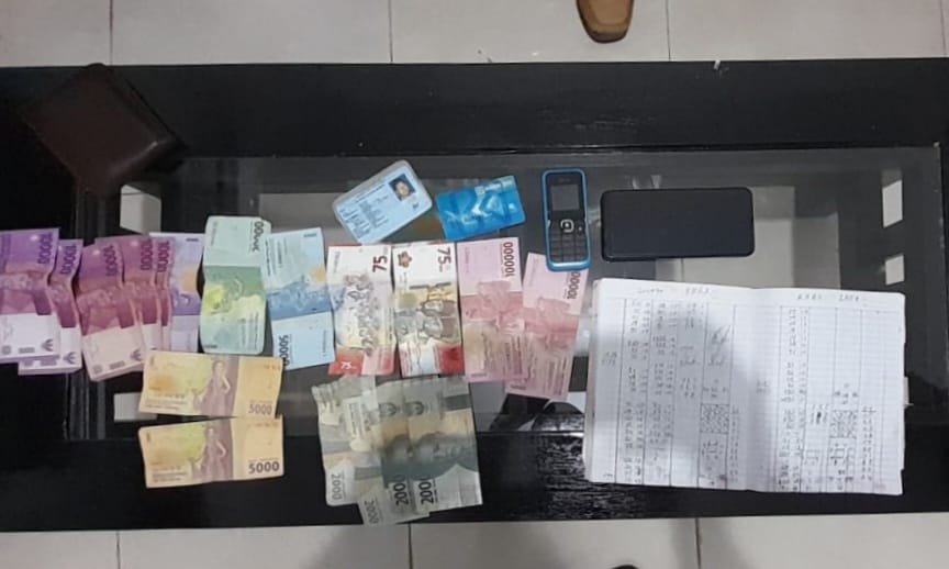 Tekab 308 Polres Tanggamus Tangkap Bandar Togel di Gunung Alip