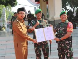 Penutupan TMMD ke-114 Tahun 2022 Ditandai dengan Serah Terima Hasil TMMD