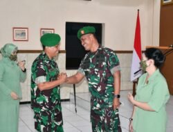 Dandim 0815/Mojokerto Pimpin Laporan Korps Pejabat Baru Kasdim