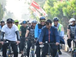 Gowes Pagi Bersama Forkopimda Sidoarjo