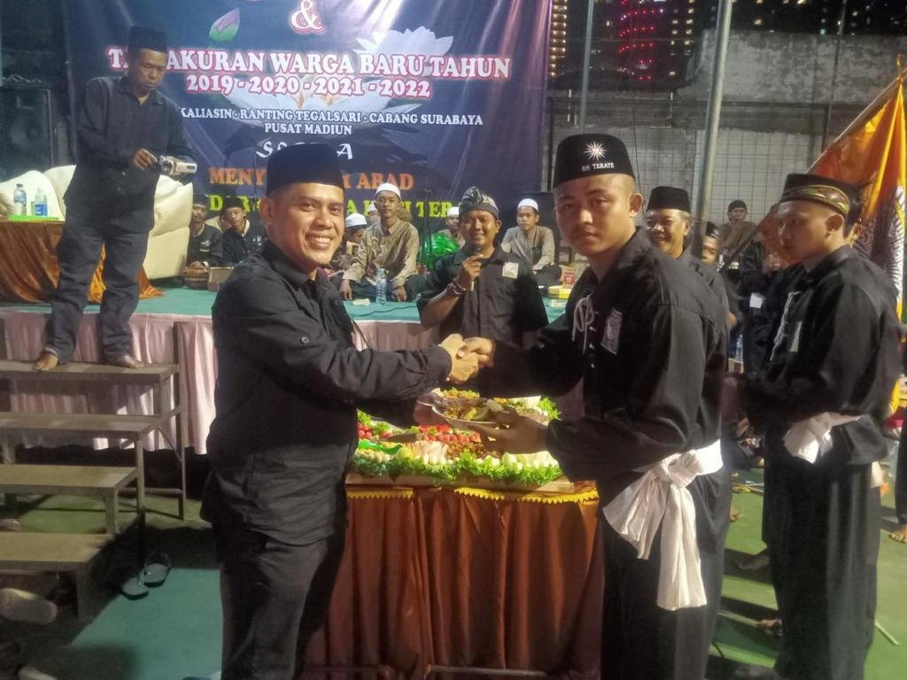 PSHT Ranting Tegal Sari Surabaya Gelar Tasyakuran Warga Baru