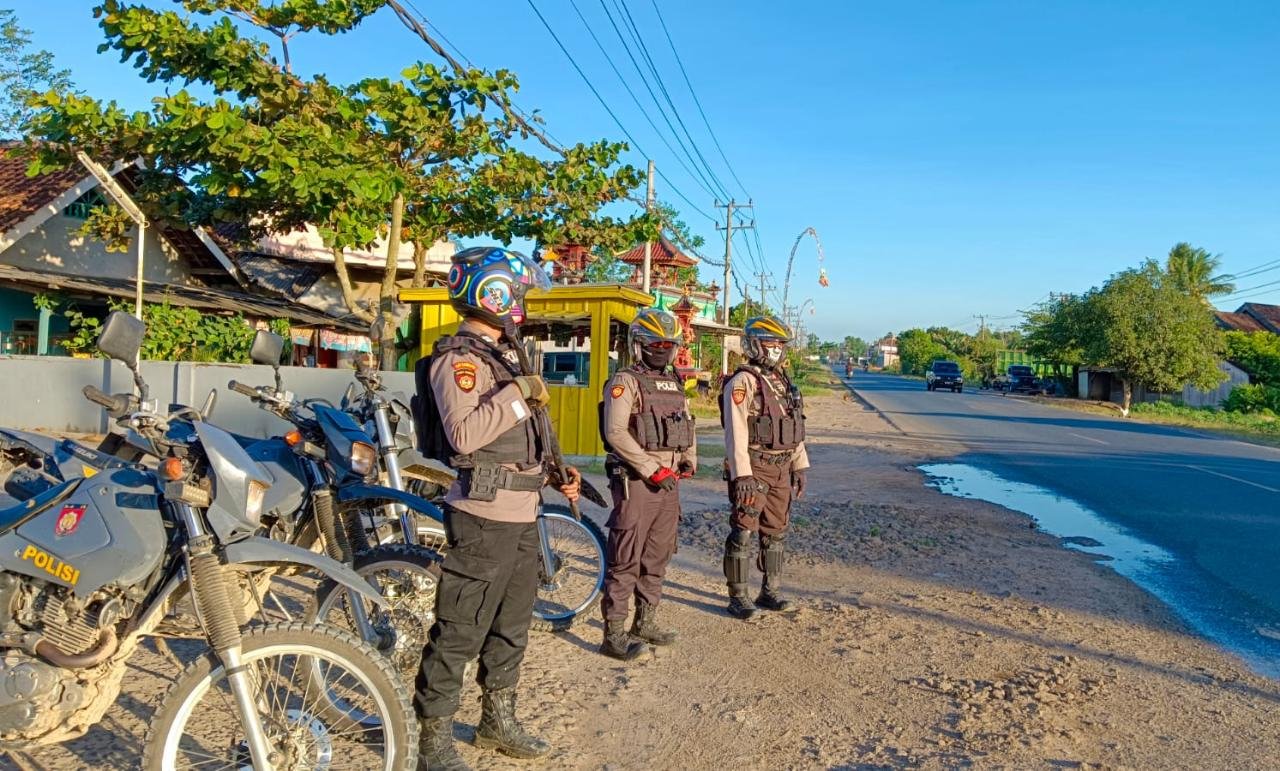 Guna Ciptakan Rasa Nyaman Maksimalkan Patroli Rutin Team Alap-Alap Sat Samapta Polres Lampung Tengah