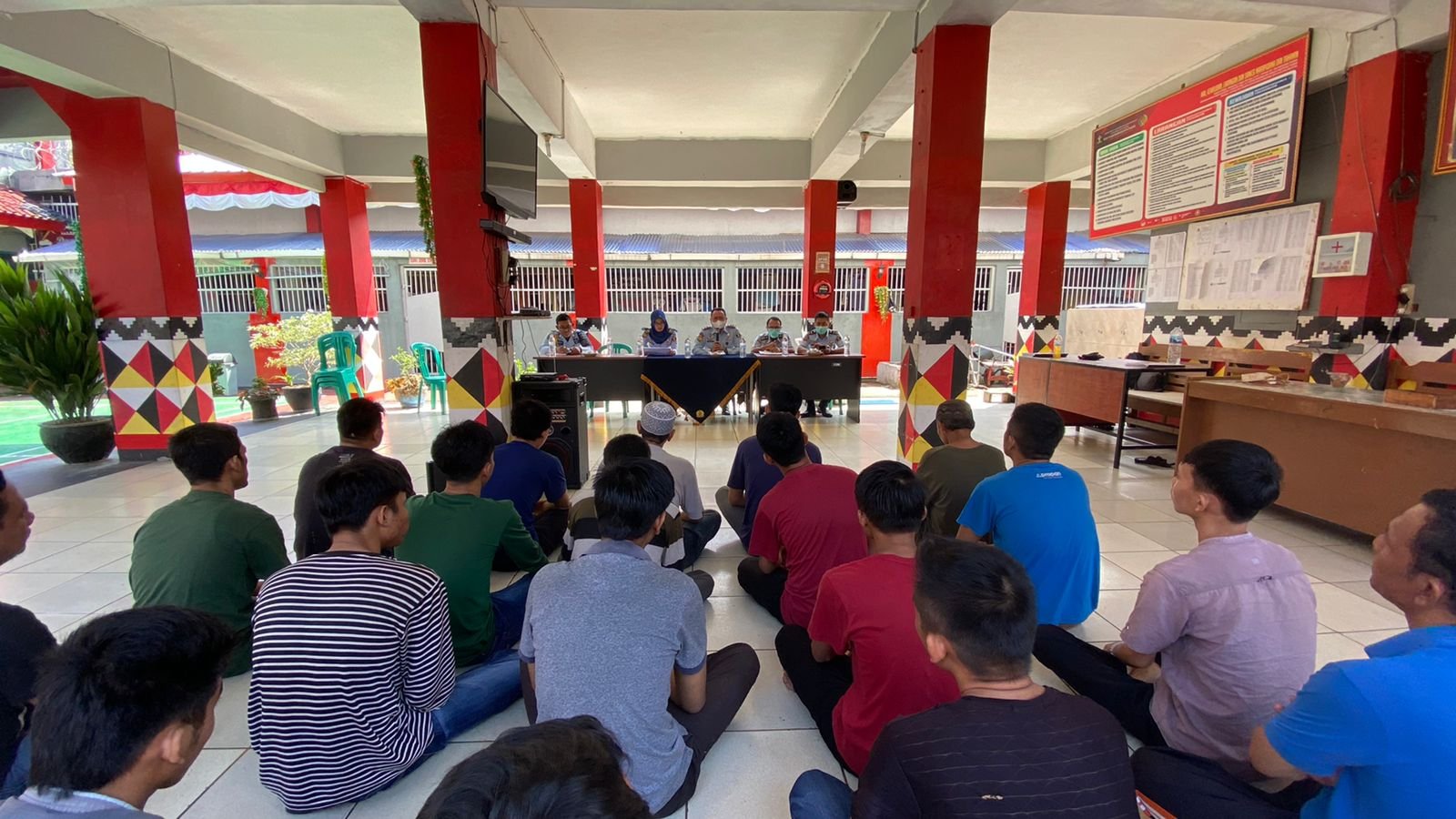 24 WBP Rutan Kota Agung Jalani Sidang TPP