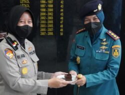 Hari Jadi Polwan Ke-74, Kowal Puspenerbal Beri Kejutan Polwan Sidoarjo