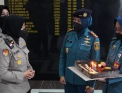 Hari Jadi Polwan Ke-74, Kowal Puspenerbal Beri Kejutan Polwan Sidoarjo