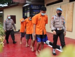 Polres Pringsewu Tangkap Sindikat Pengedar Narkotika, BB 1,2 Kg Ganja Diamankan