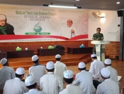 Danramil Pacet Bekali Wasbang Mahasiswa STIES Riyadlul Jannah